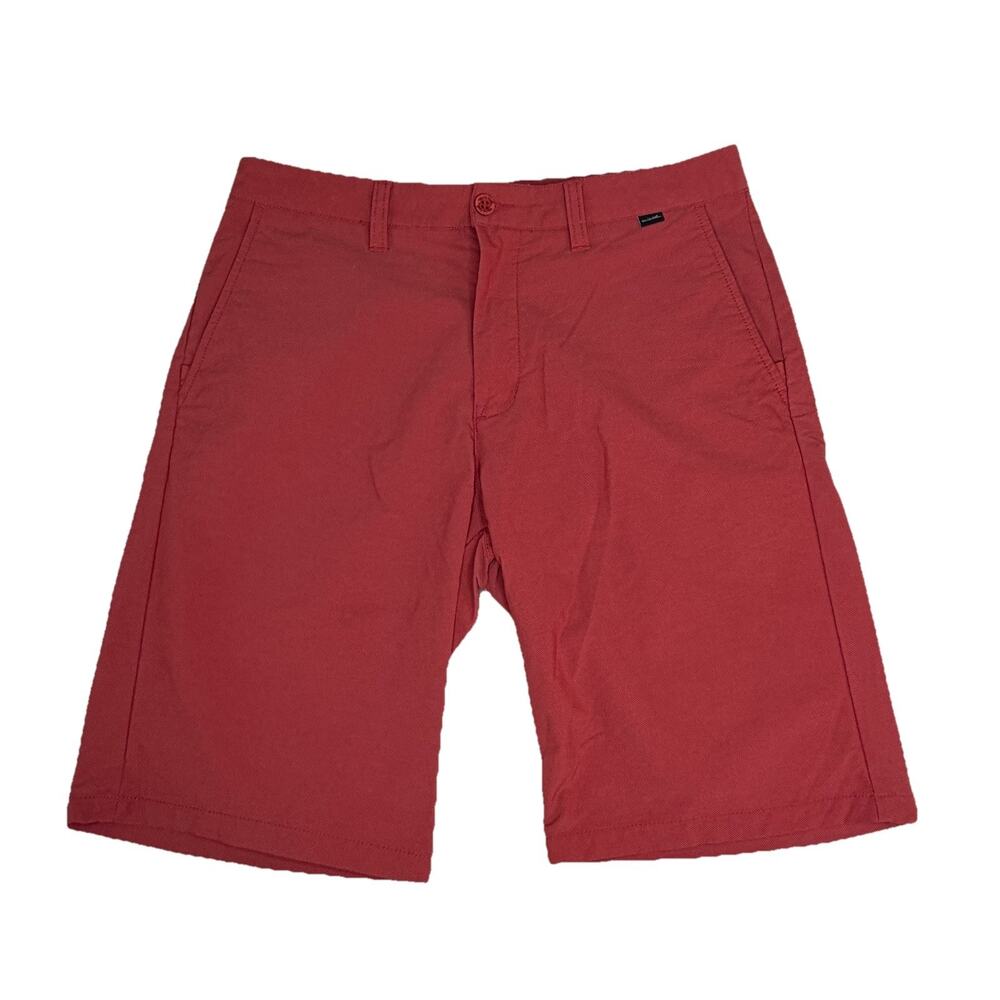 Travis Mathew Beck Performance Golf Men's Shorts Sz 32 Rust Red Stretch 72024-00